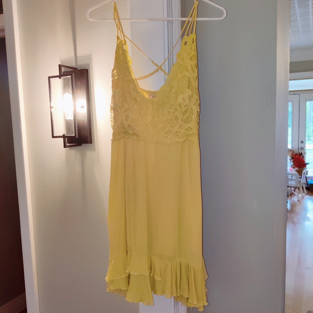 Yellow Chelsea and Violet Sun Dress